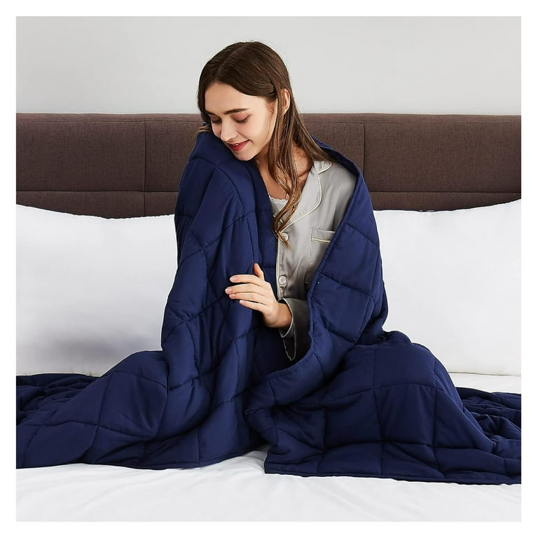 ZZYY Weighted Blanket for Adults 15lbs 60 x80