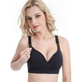 thumbnail image 1 of Seamless Clip Down Deep V Neck Push Up Nursing Bra Maternity Bras, 1 of 3