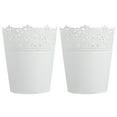 thumbnail image 3 of Kitandove 2Pcs 12.5x15cm Metal Flower Buckets for Vase and Storage Container Iron Flower, 3 of 8