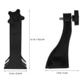 thumbnail image 2 of BEADCEST Black Plastic Binocular Adapter Mount for Tripod Easy Installation Stable Support for Telescope, 2 of 7