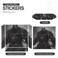 thumbnail image 5 of Decal Skin for PS4 Slim / PS4 Pro / PS4, Whole Body Vinyl Sticker Cover for Playstation 4 Console and Controller (BLACK MYTH HUNK-1), 5 of 5