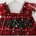 thumbnail image 4 of Zhuashum Dresses For Girls Fall Winter Toddler Sleeveless Christmas Holiday Party Dress Dance Party Dresses Clothes Classic Girl Clothes 5-6 Years, 4 of 4