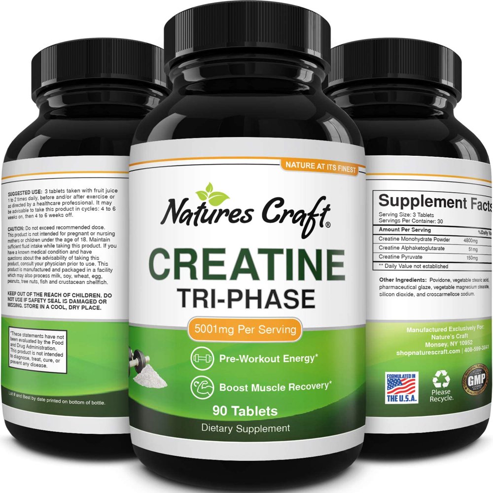 Mass Gainer Creatine Monohydrate Capsules Natural Creatine