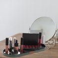 thumbnail image 4 of Shisuyan Dressing Table Tray Green Aluminum Glass 1Set 11.8x4.7x0.8in, 4 of 8