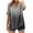 Womens Clothing Black, variant on Womens Notch V Neck T-Shirts, Short Sleeve Shirts for Women Summer Fashion Ombre Tie Dye Button Down Dressy Blouses