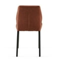 thumbnail image 5 of PU Leather Dining Chairs Set Of 4, Living Room Chair Modern Kitchen Armless Side Chair with Metal Legs for Dining Room, 5 of 7
