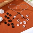 thumbnail image 3 of MOVTOTOP 10 Paires de Manchons de Rétention de Branches de Lunettes en Silicone Antidérapants Ronds Confort pour Lunettes (Semi-Transparent), 3 of 5