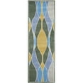 thumbnail image 4 of SAFAVIEH Soho Juliet Abstract Wool Area Rug, Grey/Multi, 7'6" x 9'6", 4 of 8