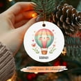 thumbnail image 2 of Hot Air Balloon Christmas 2025 Ornament, Personalized Hot Air Balloon Lover Ornament Gift with Name, Customized Hot Air Balloon Ornament, Hot Air Balloon Xmas Ornament On Holiday Birthday GRhdrv, 2 of 6