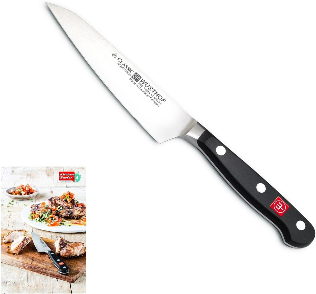 W sthof 4580-12 Kitchen Knife, 4 1/2, Silver 4 1/2 Silver