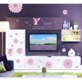 thumbnail image 4 of Flower Wall Sticker Creative Adhesive Letter Flower Wall Decal Wall Art Sticker, 4 of 10