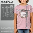 thumbnail image 5 of Girl's Aristocats Floral Marie White Kitten  Graphic Tee Light Pink Small, 5 of 9