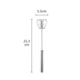 thumbnail image 3 of CAROOTU Food Grade Stainless Steel Automatic Eggbeater Press Down to Rotate & Mix Rotating Whisk Kitchen Baking Cooking Tools 10 Inches, 3 of 7