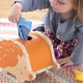 thumbnail image 4 of Guidecraft Guidecraft Hide and Play Hedgehog Tissue Box with 9 Multi-color Satin Cloths: Kids Fine Motor Skill Toys, 4 of 8