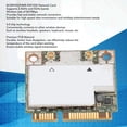 thumbnail image 3 of Tarjeta Wifi Inalámbrica, PCB 2.4GHz 5GHz Tarjeta de Red PCIe de Disipación de Calor rápido para laptop, 3 of 7