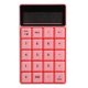thumbnail image 2 of Calculadora de teclado digital inalámbrico 2.4G con pantalla de visualización para oficina en casa BusinessPink, 2 of 8
