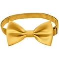thumbnail image 6 of Xfvqtps Boys Bow Tie Solid Color Bowties Adjustable Neckties for Uniform School Party Yellow, 6 of 7