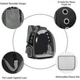 thumbnail image 4 of Cat Backpack Outdoor Pet Shoulder Bag Breathable Portable Travel Transparent Bag Suitable For Small Dogs And Cats, 4 of 5