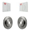 thumbnail image 1 of CMX Rear Disc Brake Rotors Pair for Car Ford Explorer Flex Taurus Police Interceptor Utility Sedan Lincoln MKT MKS Special Service K8-100670, 1 of 8