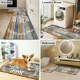 thumbnail image 4 of Findosom 2pcs Anti Fatigue Kitchen Rug Set,18"x30"+18"x47" Waterproof Non Slip Kitchen Runner Rug,0.4" Thick Cushioned Kitchen Floor Mats,Ergonomic Standing Mats Back Pain Relief Laundry Foam Rug, 4 of 8