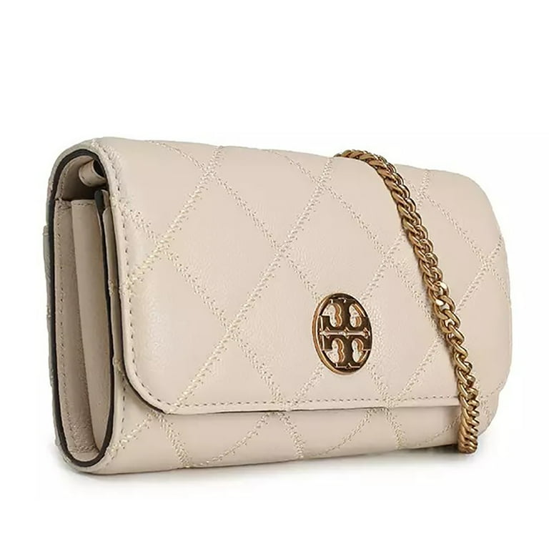 Tory Burch Women's Willa Small Leather Chain Wallet