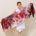 thumbnail image 5 of Satin Silk Scarf - Large Hair Bandana, Sleeping Wrap for Women Silk Long Mulberry Scarf, 5 of 6