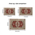 thumbnail image 6 of Yoneston 6' x 9' Vintage Bohemia Area Rug Machine Washable Bedroom Rug Soft Non-Slip with Printed Kitchen Mat for Living Room Playroom Dining Room Decoration, Red, 6 of 6