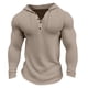 thumbnail image 2 of Blusa de manga larga con capucha, sudadera con capucha, bolsillo, color liso, medio corte, media cremallera, para hombre, manga larga, sin capucha, ropa informal, chaquetas, blusa para hombre, 2 of 5