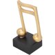 thumbnail image 2 of Estatuilla de nota musical, estatua de escritorio de resina, escultura Musical, adornos decorativos G210, 2 of 8