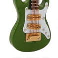 thumbnail image 4 of Miniature Electric Guitar Model Exquisite Durable Alloy Electric Guitar Ornament for Bookcase Desktop Music Room, 4 of 4
