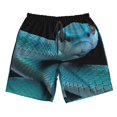 thumbnail image 5 of Goofa Blue Viper Snake1 Printed Mens Swim Trunks Summer Quick Dry Short Beach Swimwear Bathing Suits-3X-Large, 5 of 9