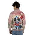 thumbnail image 5 of Happy Valentine’s Day Adorable Border Collie Puppy Holding Heart Balloon All Over Print 3D Baseball Jacket Borders Dog Lovers Gifts Idea Bomber Jacket Softball - 00030, 5 of 6