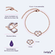 thumbnail image 4 of Pulsera para Mujer Corazón Infinito con Zirconia Cúbica LuckyLy Modelo Natty UNITALLA, 4 of 6