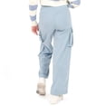 thumbnail image 3 of Pantalón Para Mujer Con Doble Bolsa Lateral Y Pinzas Quarry Color Azul, 3 of 4