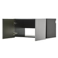 thumbnail image 2 of Wooden Cabinets, Astro Series 32 in. W x 16 in. H x 16 in. D Metal Wall Storage Cabinet, Metallic Grey Living Room Cabinets,Wood Cabinets With Doors, Furniture Primary Living Space Cabinets, 2 of 9