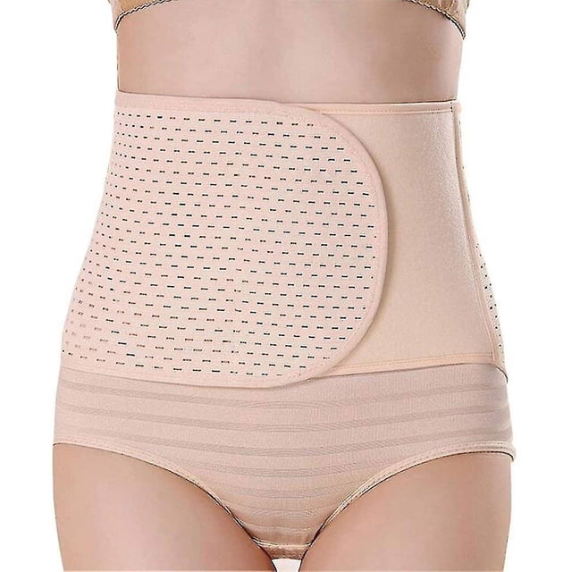 Cinturón para envolver el vientre posparto, faja abdominal, posparto, posparto, transpirable, elástico, soporte posparto ajustable