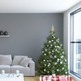 thumbnail image 4 of PAMINGONO Lightweight Golden Plastic Christmas Tree Topper Spherical Ornament for Holiday Celebrations, 4 of 8