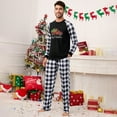 thumbnail image 2 of Yesfashion Christmas Pajamas for Family Pjs Matching Sets PlaidShirts Pants Sleepwear Nightwear Men, 2 of 5