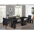 thumbnail image 3 of Luxe by East West Furniture 5-piece Modern Dining Room Table Set a Rectangular Dining Table, 3 of 3