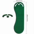 thumbnail image 1 of Dosaele Golf Putting Practice Mat with Slope Multi-Hole Indoor Portable Green Putting Practice Mat with 3 White Double Balls Fun Big Foot Shape Putting Mat Golf Training Supplies, 1 of 5
