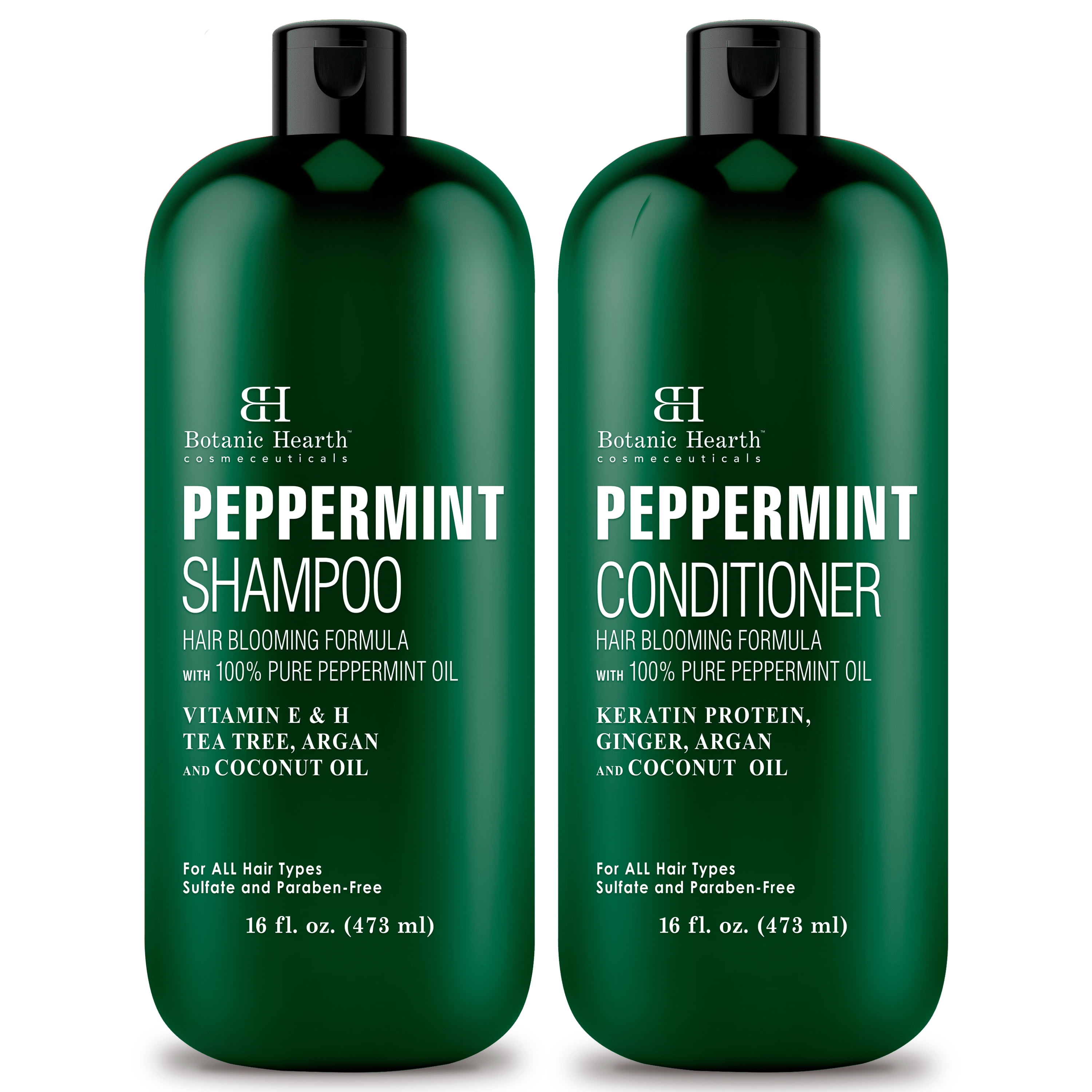 Hearth Peppermint Oil and Set for Hair Growth- 16 Fl Each - Walmart.com