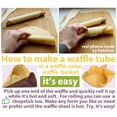 thumbnail image 5 of PetriStor Waffle Maker redondo tiene revestimiento antiadherente de 8 pulgadas, máquina de cono de gofre – Krumkake Iron – Máquina para hacer obleas – Máquina para hacer conos de gofre – Máquina para, 5 of 5