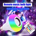 thumbnail image 2 of IKemiter Ampoule de Haut-Parleur Bluetooth Sans Fil Lampe LED Lecture de Musique Intelligente avec Télécommande, 2 of 6