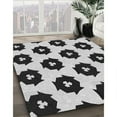 thumbnail image 2 of Ahgly Company Indoor Square Patterned Iridium Black Area Rugs, 6' Square, 2 of 6