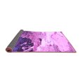 thumbnail image 2 of Ahgly Company Indoor Round Abstract Purple Modern Area Rugs, 5' Round, 2 of 4
