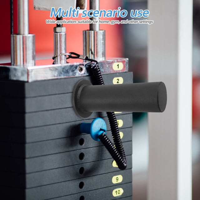 Tineasur 1Set Black Dumbbell Spring Clips with Weight Bars Clamps for Fitness Equipment Use