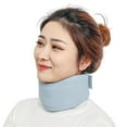 thumbnail image 2 of Ettsollp Neck Brace Soft Breathable Pain Relief Posture Correction Anti-Snoring Support Cervical Collar Ergonomic Neck Protector Brace, 2 of 8