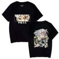 thumbnail image 4 of Uzui Tengen T-shirt summer breathable casual crewneck black and white top, 4 of 7