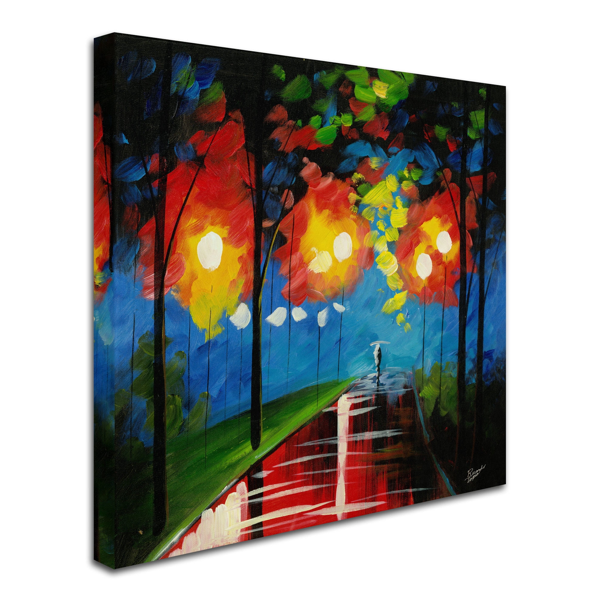 "Night Reflection" Canvas Art by Ricardo Tapia