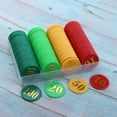 thumbnail image 2 of Juego de de 160 piezas, fichas de póquer, juego de casino, fichas de Estilo 2 Sunnimix Fichas de acrílico del póker del juego de mesa, 2 of 8